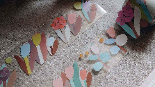 a kind of cafe The Garden PET Masking Tape Roll and Samples