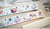 Hoppy Life Washi Masking Tape Roll Picnic Food Watercolor