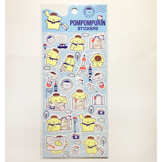 Pompompurin Travel Sticker Sheet