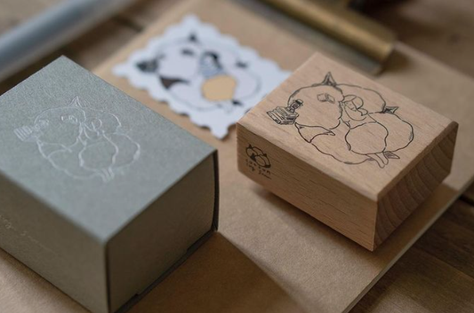 Ivy Snow Cotton Wood Stamp