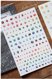 linchianing Star Dust Transfer Sticker Sheet Pack