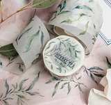 [Samples Only] Meow Illustration Herbal Tea Masking Washi Tape