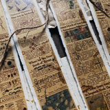 Mr.Eggplants Newspaper Newstand Brown Kraft Paper Washi Tape Roll and Samples