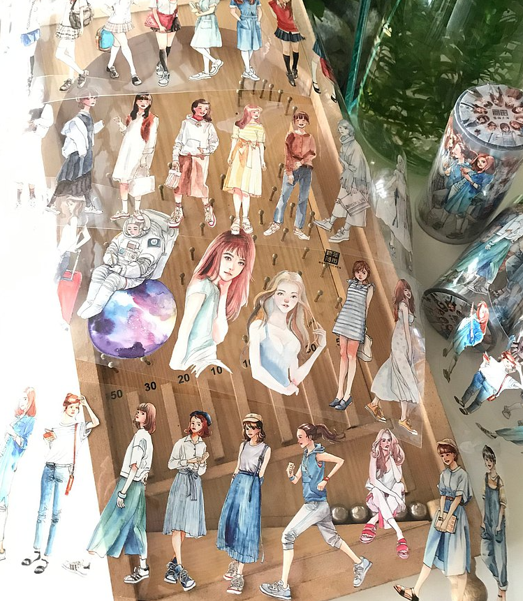 [SAMPLE ONLY] Monchiichen Women Girls PET Washi Masking Tape