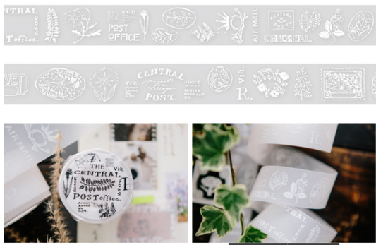 OURS Studio Central Post Office Transfer Paper Tape Roll and Samples