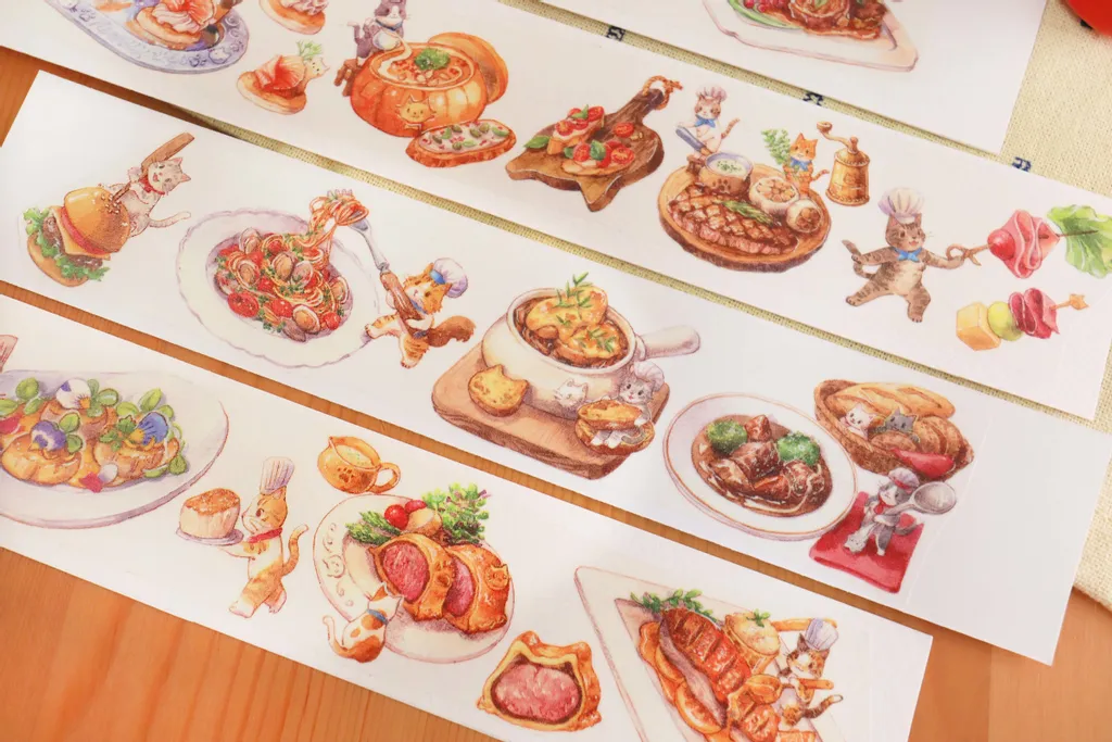 [Sample Only] Maruco Neko Bistro Washi Masking Tape