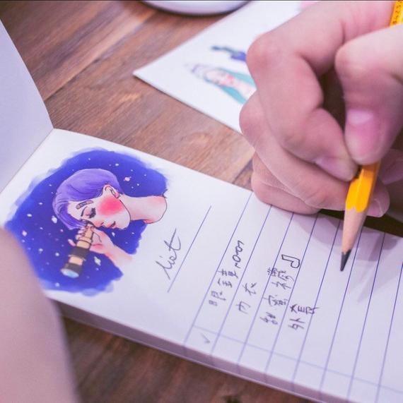 La Dolce Vita Long Paper Notepad