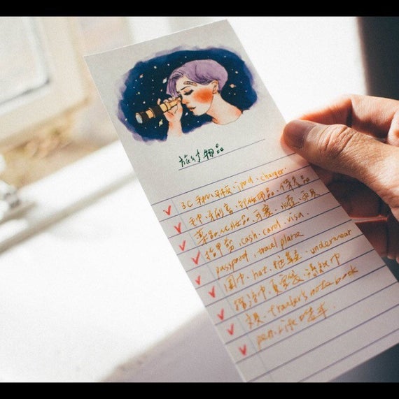 La Dolce Vita Long Paper Notepad