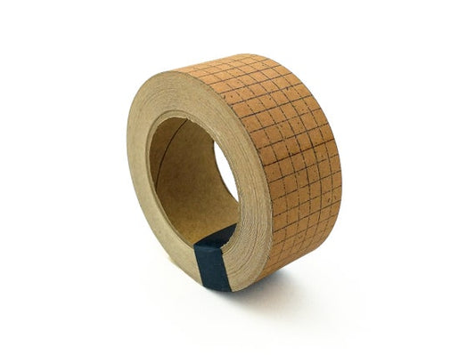 Classiky Grid Kraft Dark Brown Roll