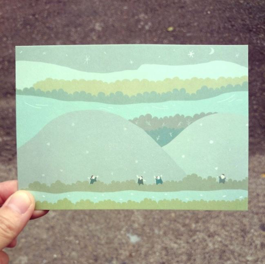 Kerkerland Good Time Illustration Postcard