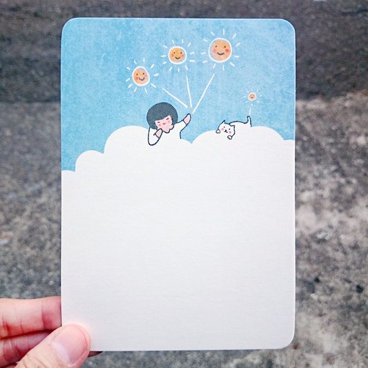 Kerkerland Give You, Warm Sun Illustration Postcard