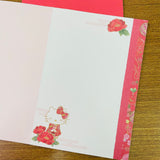 Hello Kitty Kimono Gold Foiled Card