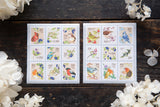OURS Studio Birds Central Post Stamp Style Sticker Set Pack