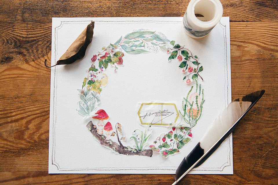 [SAMPLE ONLY] OURS Studio Wild wreath 2 Washi Tape