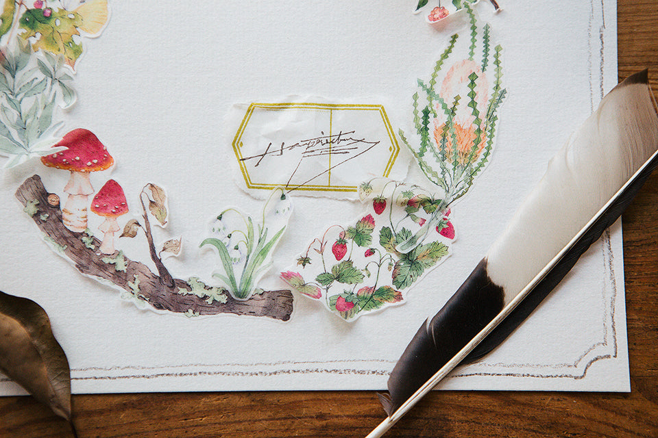 [SAMPLE ONLY] OURS Studio Wild wreath 2 Washi Tape