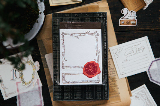 OURS Studio Branch frame letterpress label book