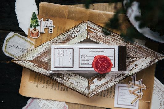 OURS Studio Specimen letterpress label book