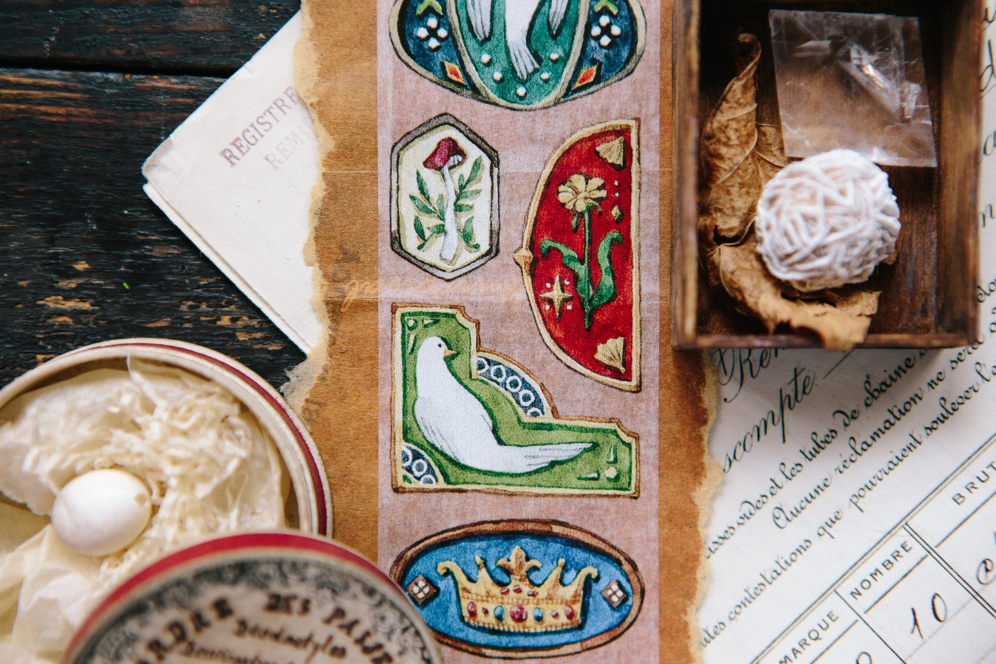 OURS Studio Little Things Washi Masking Tape Roll and Samples
