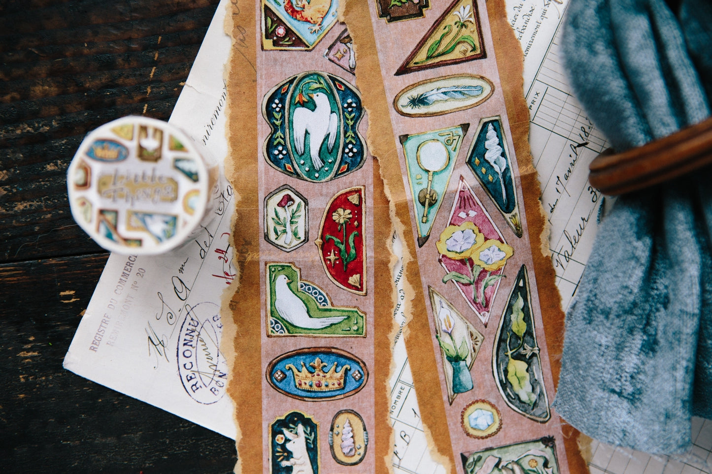 OURS Studio Little Things Washi Masking Tape Roll and Samples