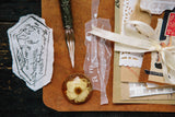 OURS Studio Le Blanc Tracing Paper Washi Tape Sample and Full Roll