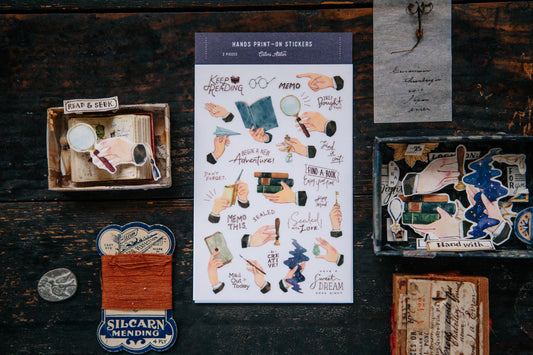 OURS Studio Hands Transfer Sticker Sheet Pack