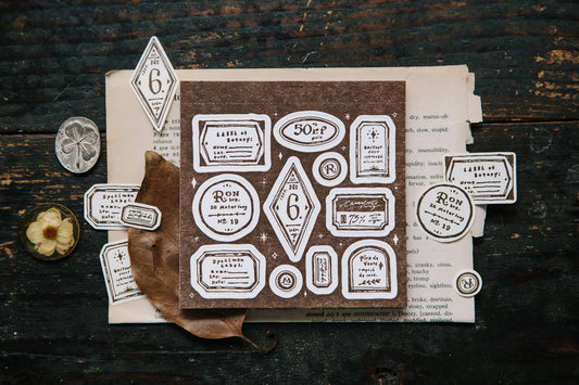 OURS Studio Tags Letterpress Label Book