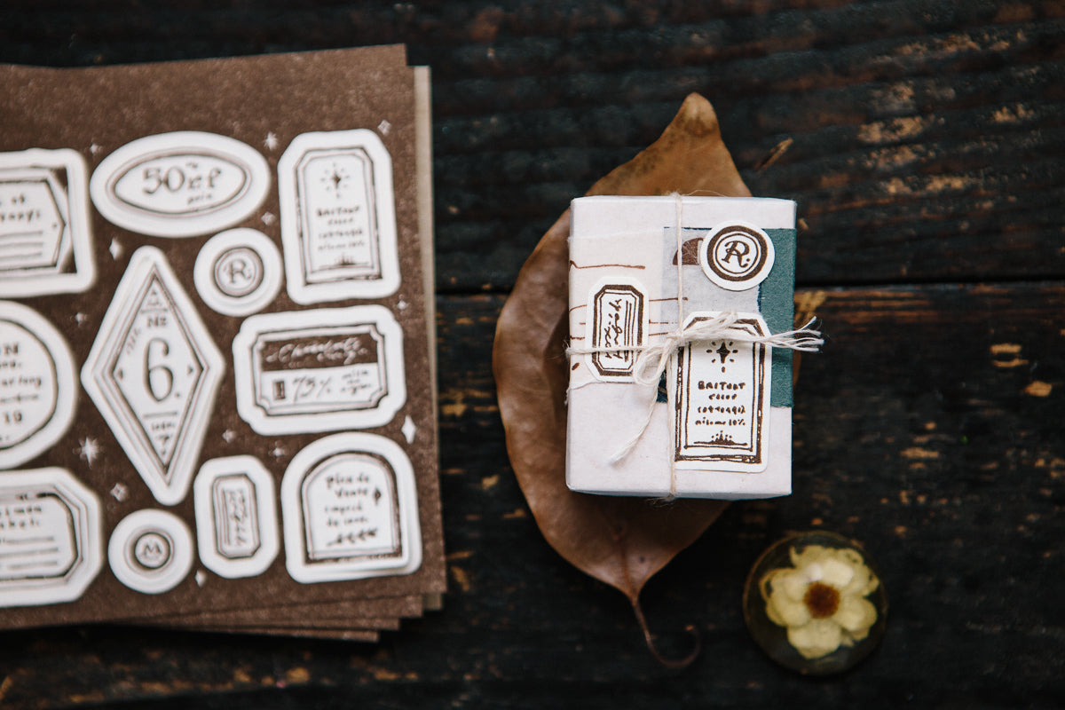 OURS Studio Tags Letterpress Label Book