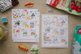 OURS Studio Convenience Store Stamp Sticker Set Pack