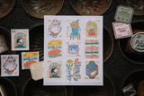OURS Studio Bedtime Story Stamp Sticker Set Pack