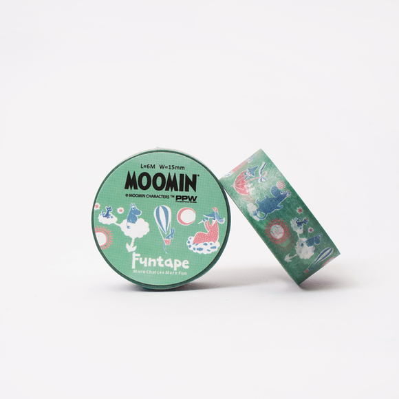 Funtape Moomin #1 Masking Washi Tape Roll
