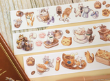 [Sample Only] Maruco Coffee & Kitten Washi Masking Tape