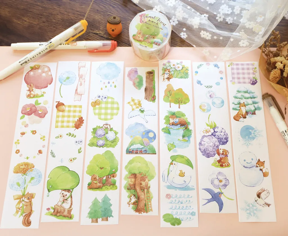 [Sample Only] Maruco Animal Forest Paper Masking Tape