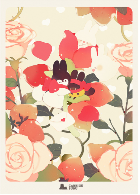 Bubukai Feburary Postcard