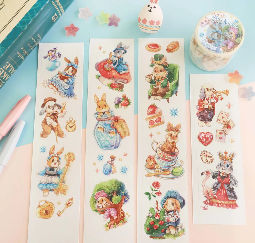 [Sample Only] Maruco Alice Rabbit Washi Masking Tape