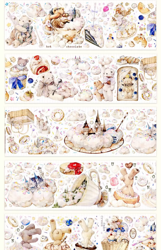 [Sample Only] Reco Studio Teddy's Sweet Castle PET Tape