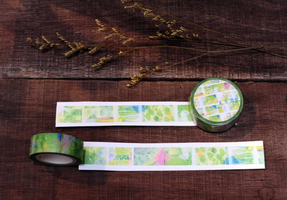 Polly Terrace Summer Cocktail Washi Masking Tape Roll