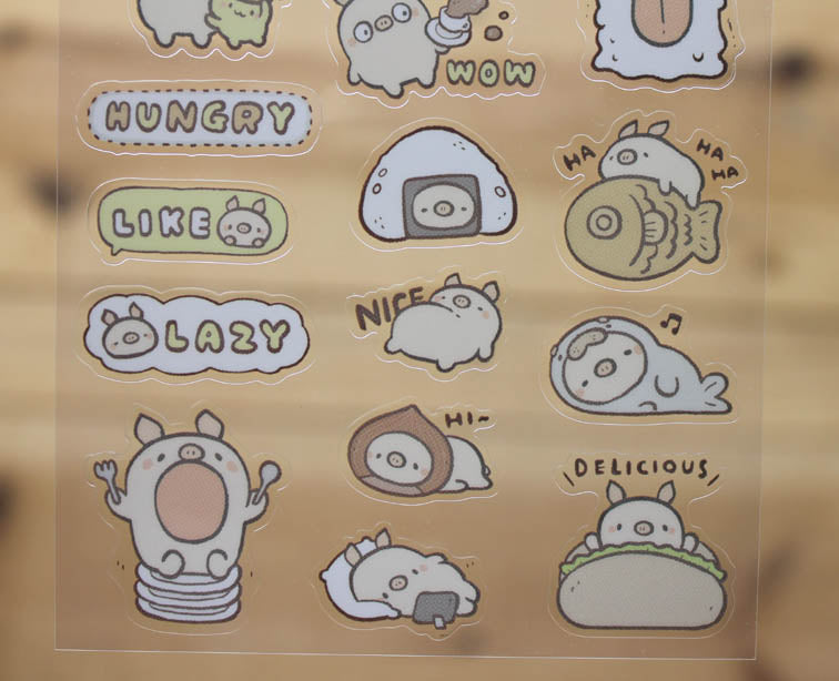 Bread Tree Sticker Sheet Transparent Version 3