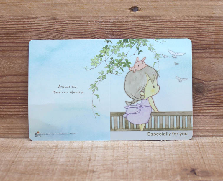 Amy and Tim Wind Breeze Mini Card Especially For You