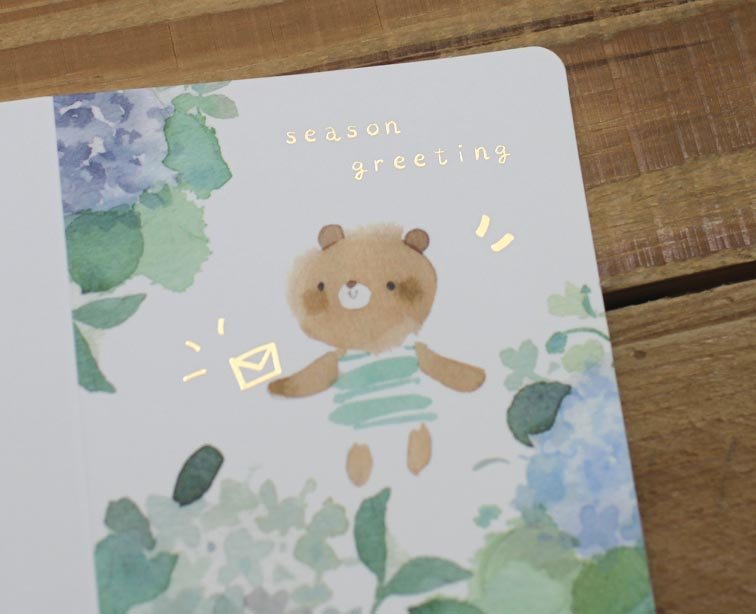Liang Feng Watercolor Mini Card Season Greeting