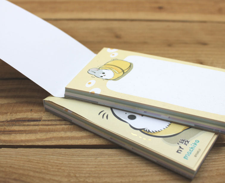 Machiko 6 Colored Design Notepad