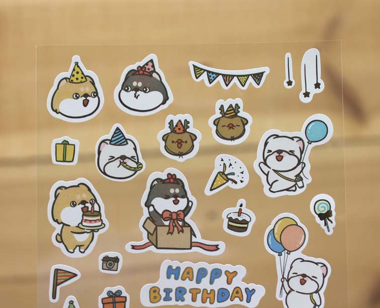Hi John Sticker Sheet Happy Birthday