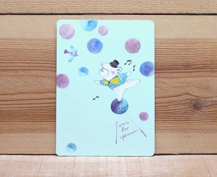 Jan Hsuan's Illustration Just for Youuuu.... Card