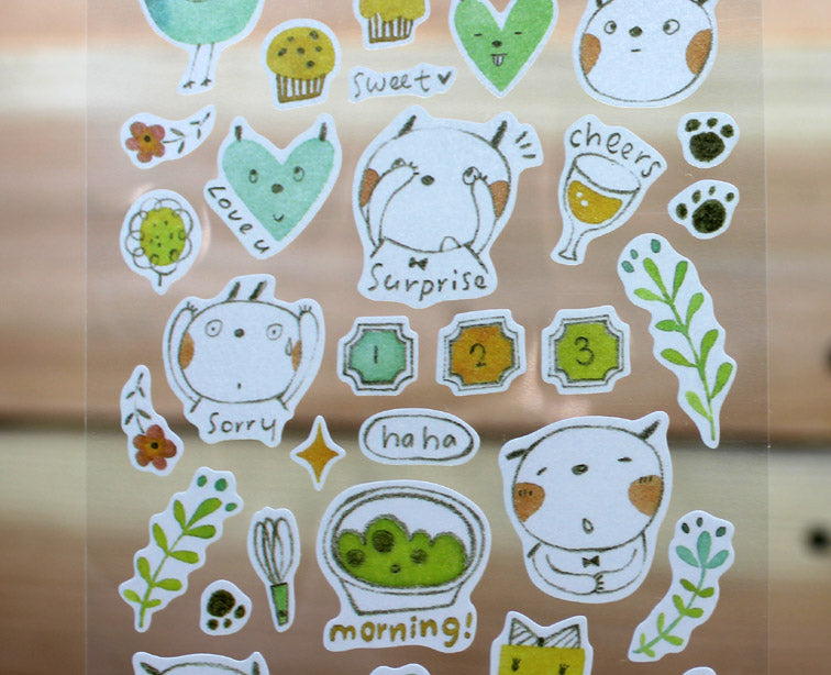 Jan Hsuan's Illustration Sticker Sheet