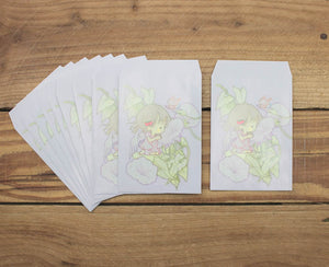 Amy and Tim Purple Flowers #2 Mini Envelopes 10pcs