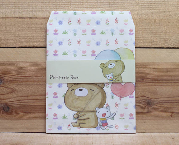 Dear Little Bear Large Paper Envelopes Gift Bags