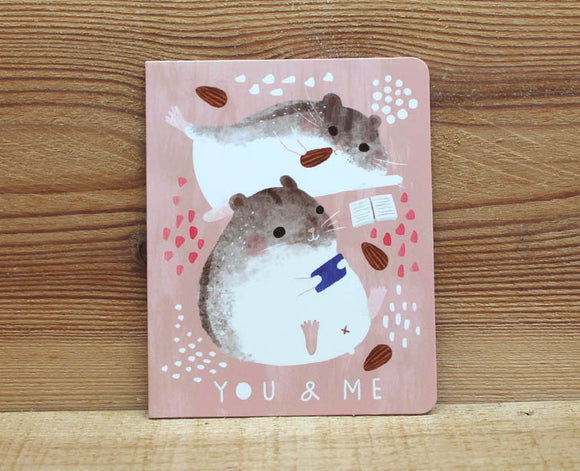 Cindy Chu Hamster You and Me Mini Card