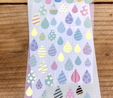 Ethos Card Originals Colorful Blue Raindrop Version 2 Gold Foiled Sticker Sheet