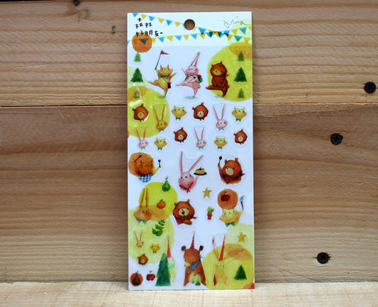 Mia Forest Transparent Sticker Sheet