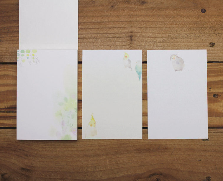 Liang Feng Watercolor Parrot Notepad