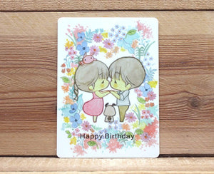 Amy and Tim Happy Birthday Card